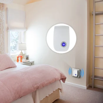 

Electronic Ultrasonic Pest Repeller Insects Control Non-toxic Ants Rat Mosquito Repelling AC90V-250V Mouse Mice Pests Repeller