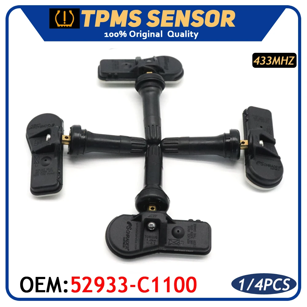Автомобильный TPMS датчик давления в шинах 52933-C1100 для Hyundai Tucson Creta IX25 I40 IX35 Sonata 2014-2018