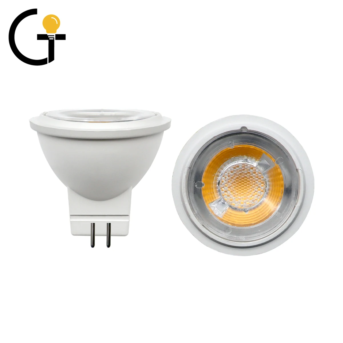 Spot orientable Ø 65mm gris brillant pour lampe MR11 G4 20w réflecteur 35mm  ANTARES 1112