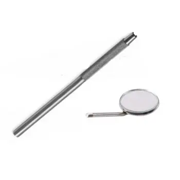 

Stainless Steel Dental Mirror For Checking Teeth Mouth Tooth Cleaning Inspection Health Care Oral Instruments