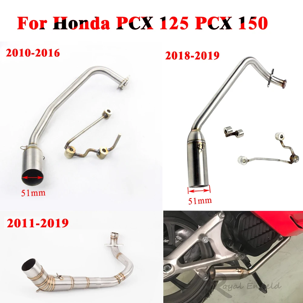 PCX150 Pcx125 для Honda PCX 125 150 2018 2020 2019 2017 2016 выхлопная система Tubo Escape мотоцикл без