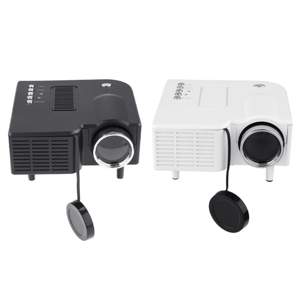 YG300 профессиональный мини-проектор Full HD1080P домашний кинотеатр светодиодный ЖК-проектор видео медиаплеер проектор желтый и белый