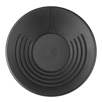 

14inch Plastic Gold Basin Dual Riffle Gold Pan Nugget Mining Pan Mining Dredging Prospecting Wash Gold Panning Equipment Tool