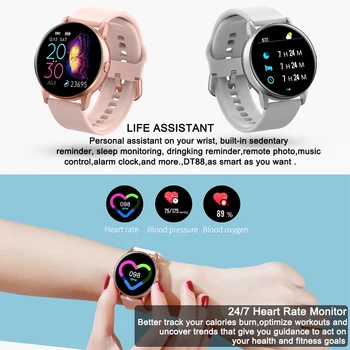 

Fitness Tracker Bluetooth Smart Watch Band Heart Rate Blood Pressure Monitor Smart Bracelet Waterproof Pedometer For Android IOS