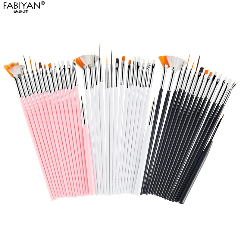 15 шт./компл. рисование дизайн ногтей точечный лайнер ручка кисточка DIY советы по