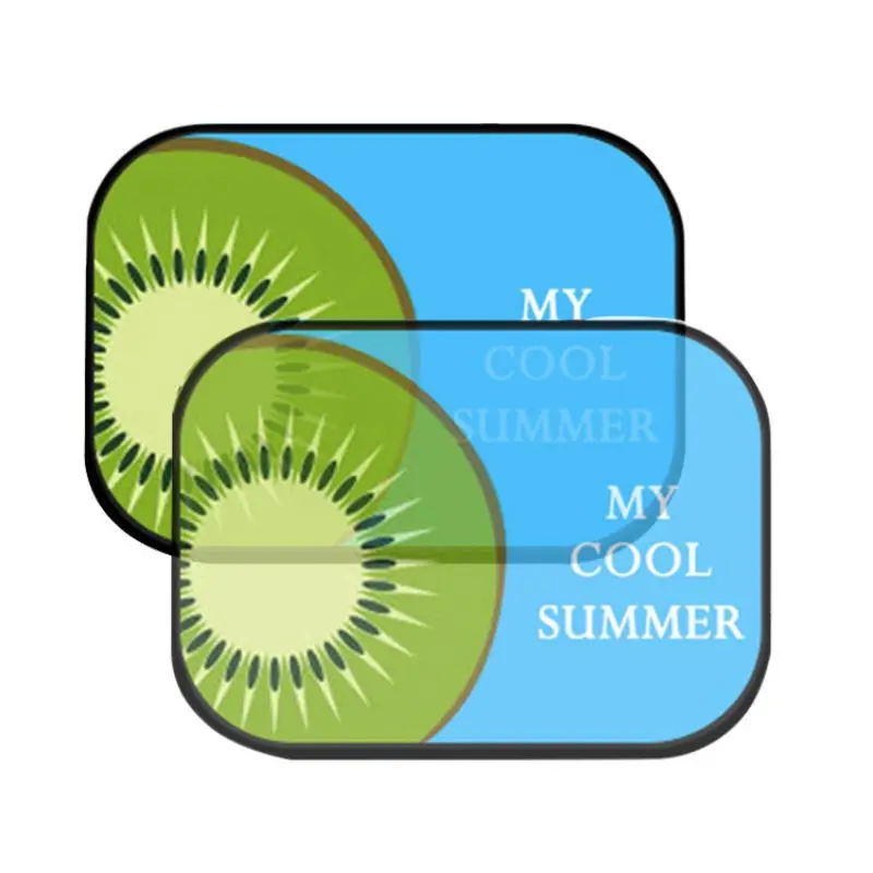 2 шт. автомобильный солнцезащитный козырек для бокового окна с мультяшным рисунком, авто защита от солнца, Складной автомобильный чехол для ребенка, детский автомобильный Стайлинг - Цвет: 6