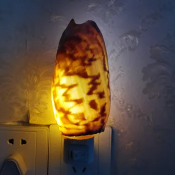 

Real Seashell Night Light Led Lamp Children's Nigjt Light Plug In Wall Lamp Bedroom for Home