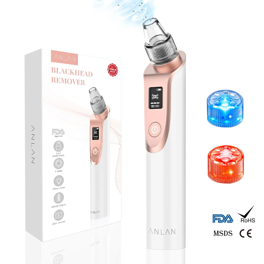 

Blackhead Remover Vacuum Pore Cleaner Acne Comedones Removal Black Head Remover Face Care Pimples Tools Comedone Extractor