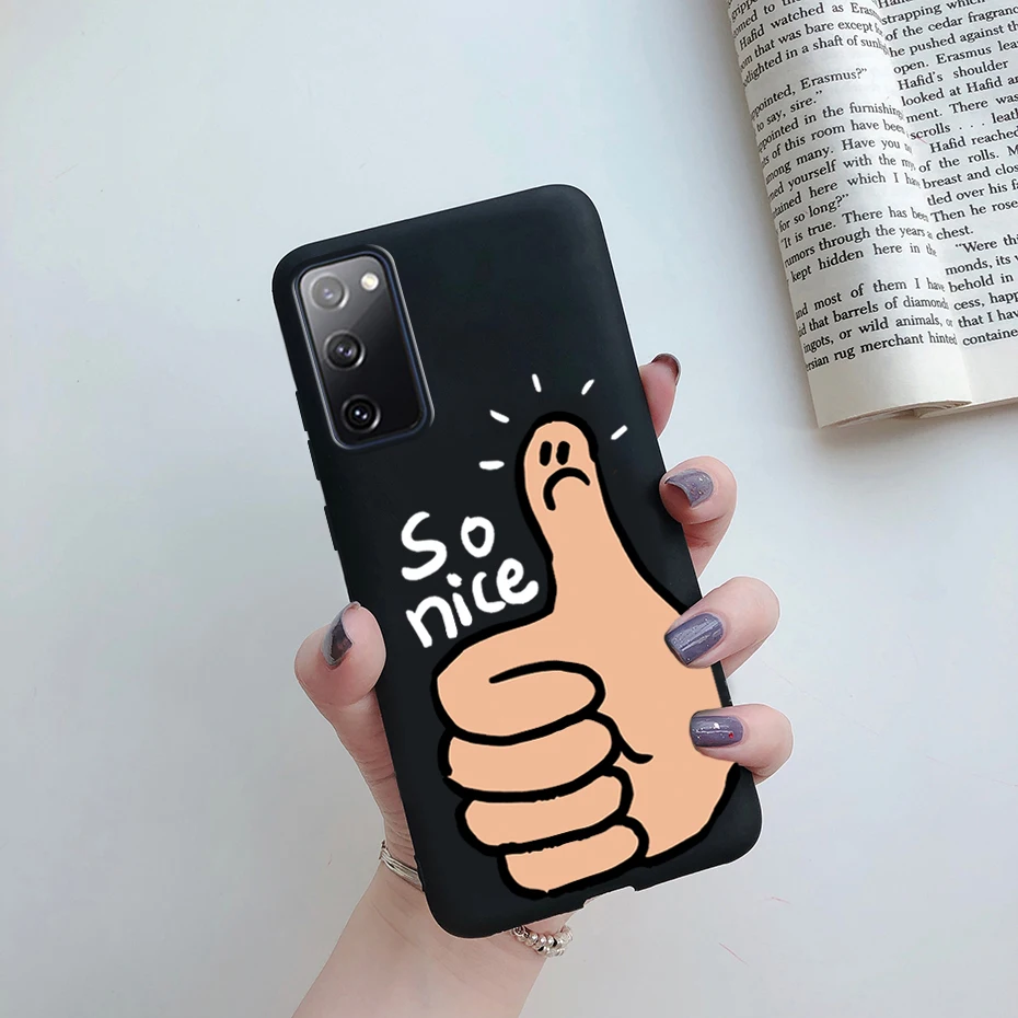 Cute Soft Silicone Back Cover Case for Samsung Galaxy S20 FE Fan Edition
