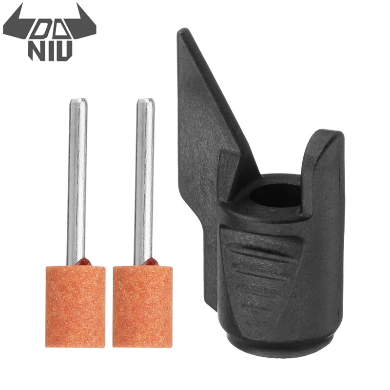 

DANIU Saw Sharpening Sharpener Guide Attachment Kit Drill Adapter for Dremel Drill Rotary Power Tools Mini Drill Accessories Set