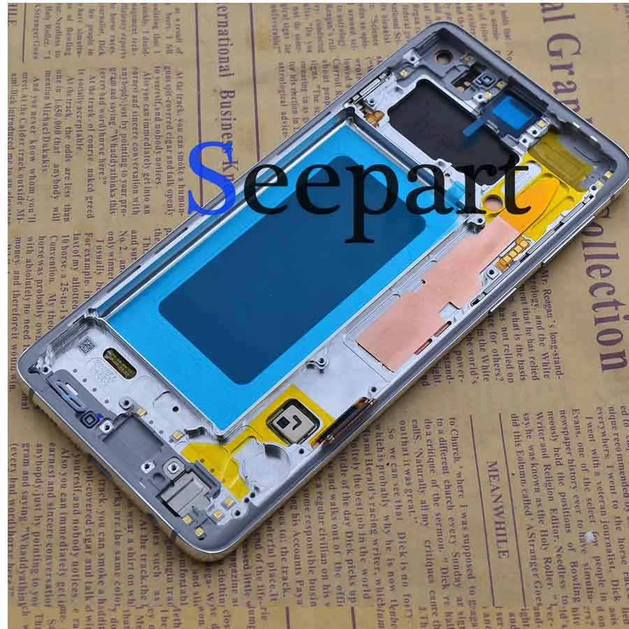AMOLED для samsung Galaxy S10 SM-G973F/DS G973U ЖК-дисплей сенсорный экран дигитайзер Замена для samsung S10 SM-G973W ЖК-дисплей