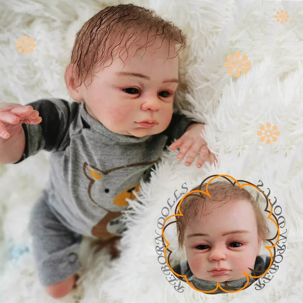 46 см реалистичные куклы NewbornBaby, силиконовая Детская кукла, очаровательные игрушки для младенцев, куклы для детей, подарки на день рождения, игрушки