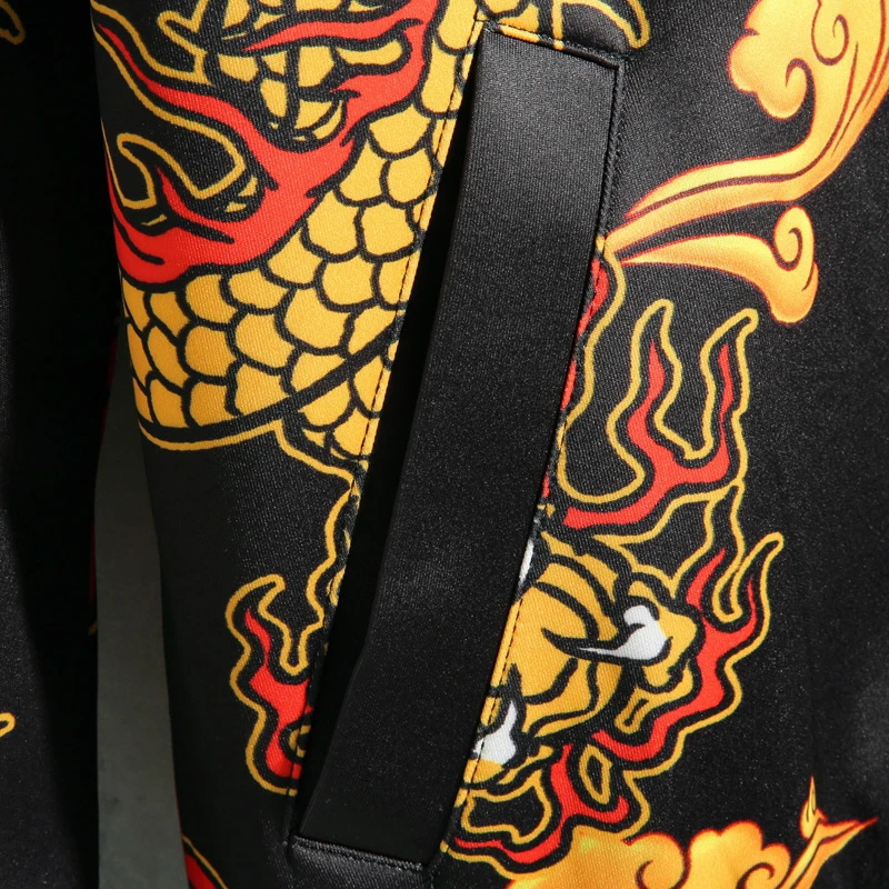 Куртка-бомбер, Vete для мужчин, t Homme Veste, большой размер 6XL, Chaquetas Hombre Chaquetas Negras, осенняя куртка с принтом в китайском стиле для мужчин