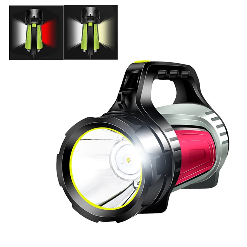 

Super High Powerful Light Electric Torch Rechargeable Remote-emission Xenon Lanterna Latarka Hand-Lamp Tazer > 500 Meters