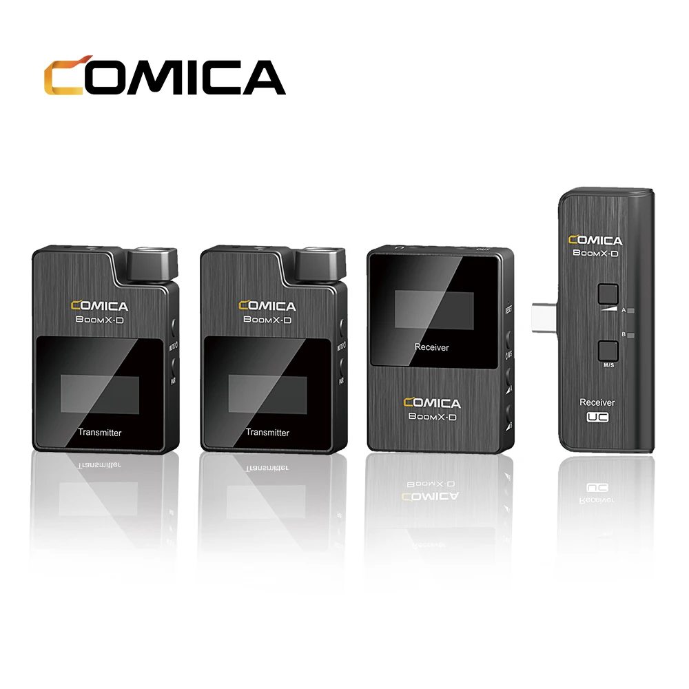 Comica BoomX-D2 外付けマイク2.4Gデジタル無線マイクロホン Comica