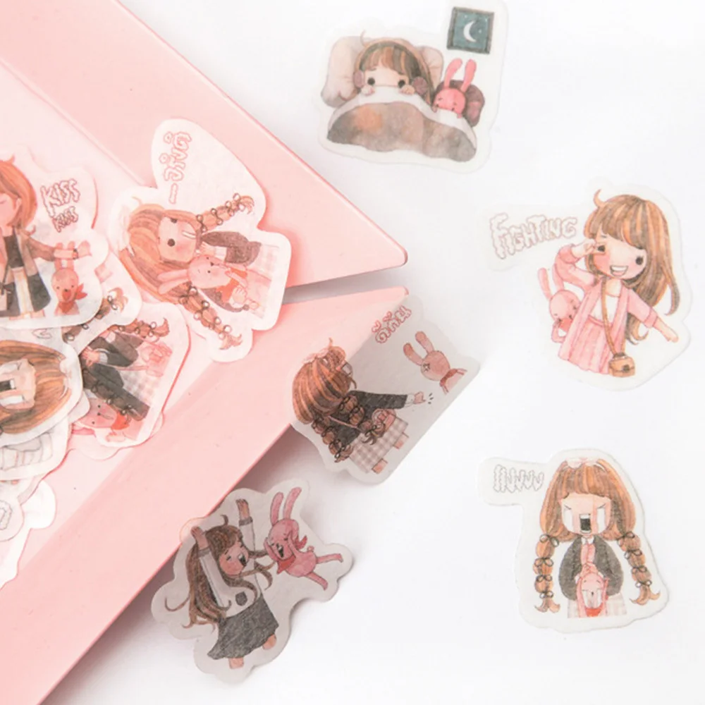 40 шт. наклейки с героями мультфильмов милые Kawaii наклейка на планировщик дневник