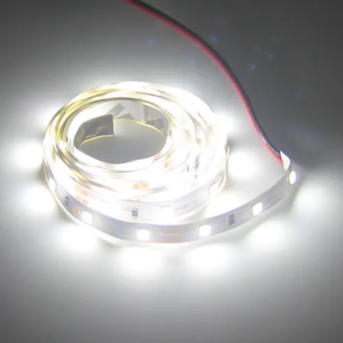 Белый 5 м набор 2835SMD светодиодный неоновый светодиодный светильник, лента красного, зеленого, синего цвета, теплый белый 12 В, 60 Светодиодный s/m - Испускаемый цвет: Белый