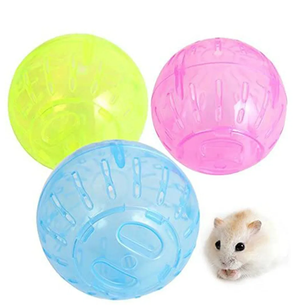 Ratón de plástico para mascotas, juguete para trotar, hámster, gerbo, pelota para hacer ejercicio, 10cm, 12cm