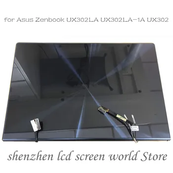 

New test good HW13FHD303-21 lcd screen display + touch screen assembly Upper Half Part For Asus zeenbook UX302 UX302LG UX302LA