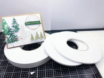 

10m/Roll Double Sided Adhesive Foam Combo Pack Shaking Card Making Decor Stamps Accessories For DIY Scrapbooking Embossing