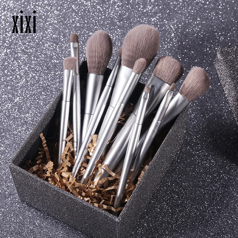 Сиси Профессиональный Makeup10 шт./партия набор кистей для консилер для глаз база-хайлайтер набор кистей для пудры