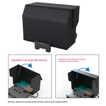 

PU Tablet Outdoor Quick Release Drone Remote Control Hood Cover For Mavic Air 2