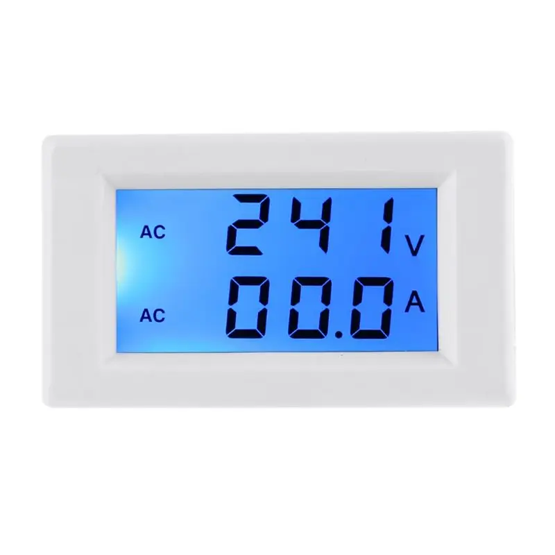 

OOTDTY LCD Digital AC Voltmeter Ammeter 5-50A 2 in 1 Combo Panel Volt Amp Current Meter