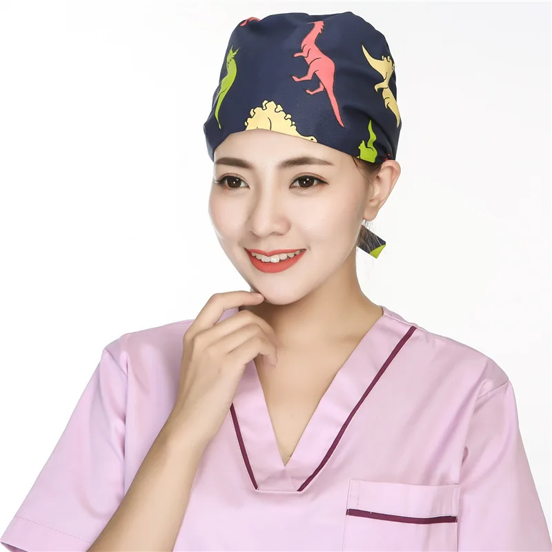 Хирургическая Кепка для женщин и мужчин Операционная шляпа для докторов медработников хирургические головные уборы/шляпа медицинские принадлежности шляпа медицинские аксессуары - Цвет: Dragon