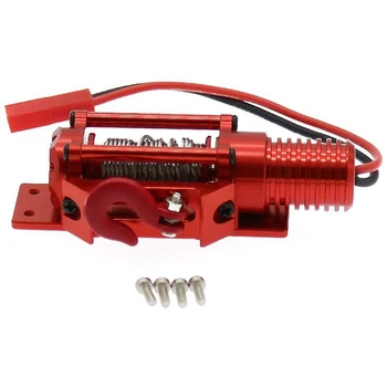 

1/10 Scale Electric Winch for RC Axial SCX10 II AA10 CC01 Traxxas TRX-4 90046 90038 94180 Parts (Red)