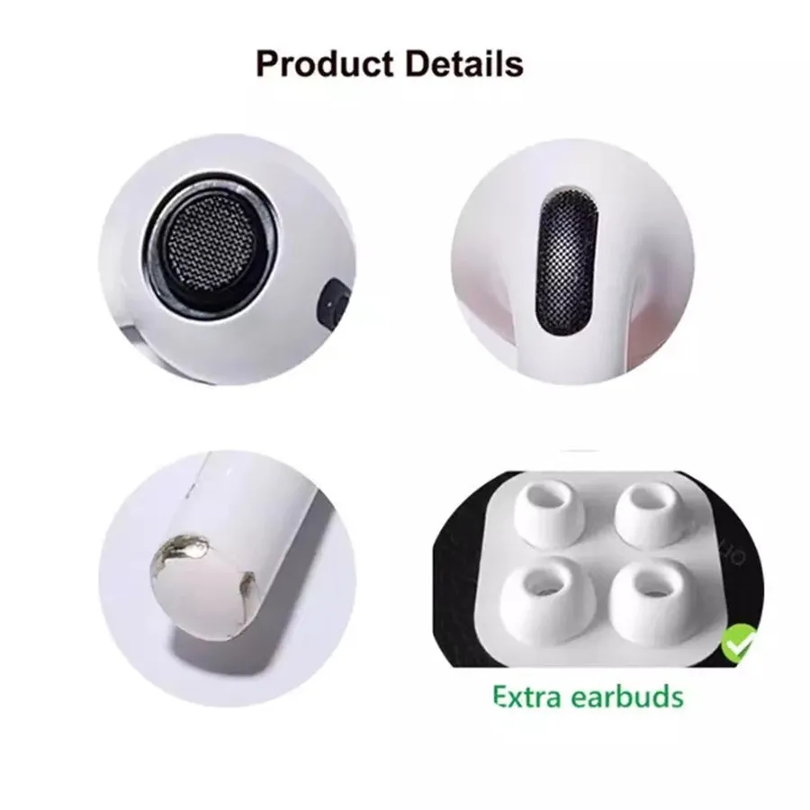Newest Air Pro 3 True ANC Wireless Headphones Bluetooth 5 1 TWS Earbuds Touch Control GPS Rename Earphone For Iphone Android
