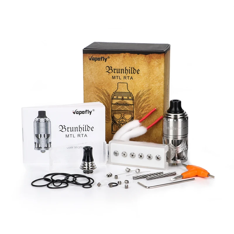 Beste Originele Vapefly Brunhilde Mtl Rta Tank 5 Ml Capaciteit Verstuiver Met 23 Mm Single Coil Vape Vaporizer Vs Zeus X