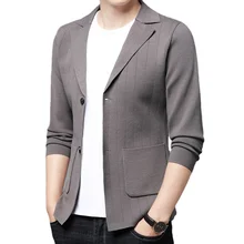 

2022 British Style Autumn New Knitted Cardigan Sweater Trend Brand Fashion Plaid Cardigan Coat Men Leisure Mens Sweaters S-3XL