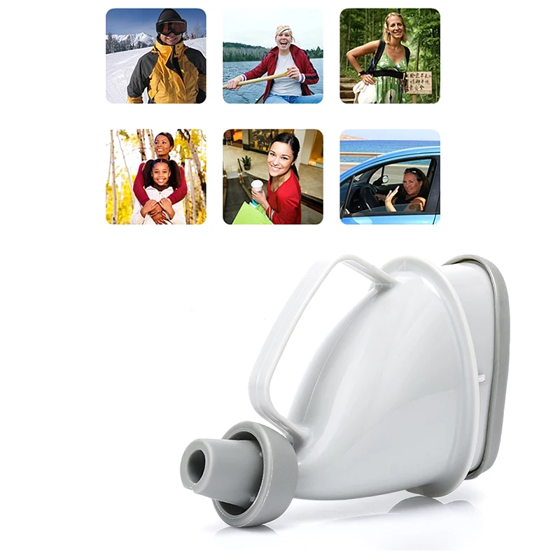Outdoor Car Travel Portable Adult Unisex Urinal Pee Funnel Peeing Standing Man Woman Toilet