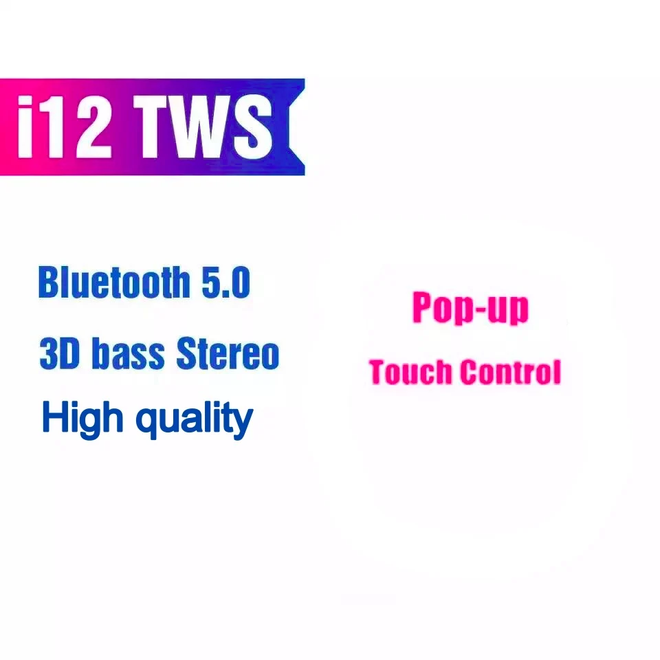 Новые беспроводные наушники Bluetooth 5 0 Super Bass 1:1 Pk I9000 I7 I9S для всех IPhone Android|Наушники и