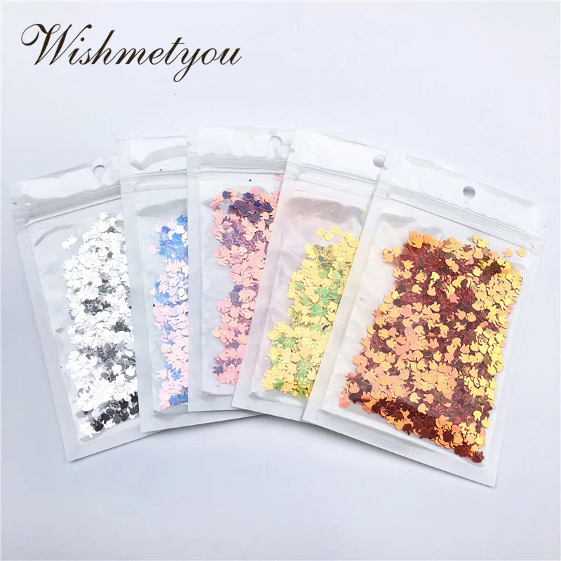

WISHMETYOU 10g Sequins DIY Bunny Nails Bride Wedding Decoration Sequins Flash Powder Crafts Accessories Eye Makeup Paillettes