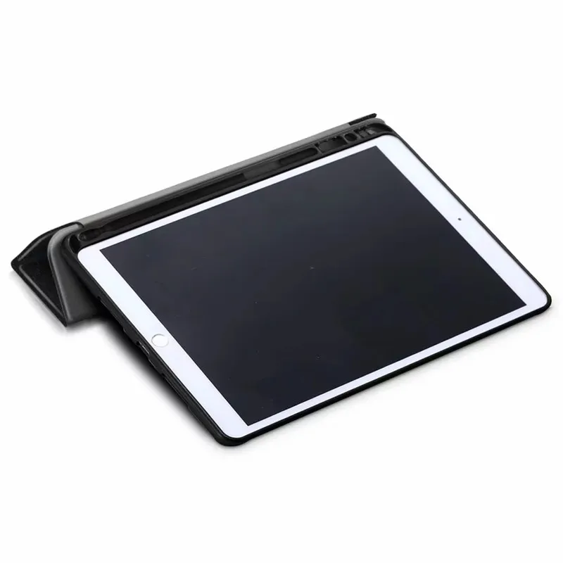 Чехол для iPad 10,2, чехол с держателем для карандашей, передняя часть из искусственной кожи+ мягкое защитное покрытие из ТПУ для iPad 7th Generation