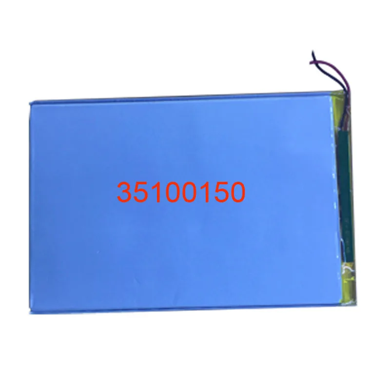 6000 mah 3,7 V полимерный аккумулятор 35100140 35100150 9 дюймов 12 дюймов планшетный ПК аккумулятор литий-ионный аккумулятор
