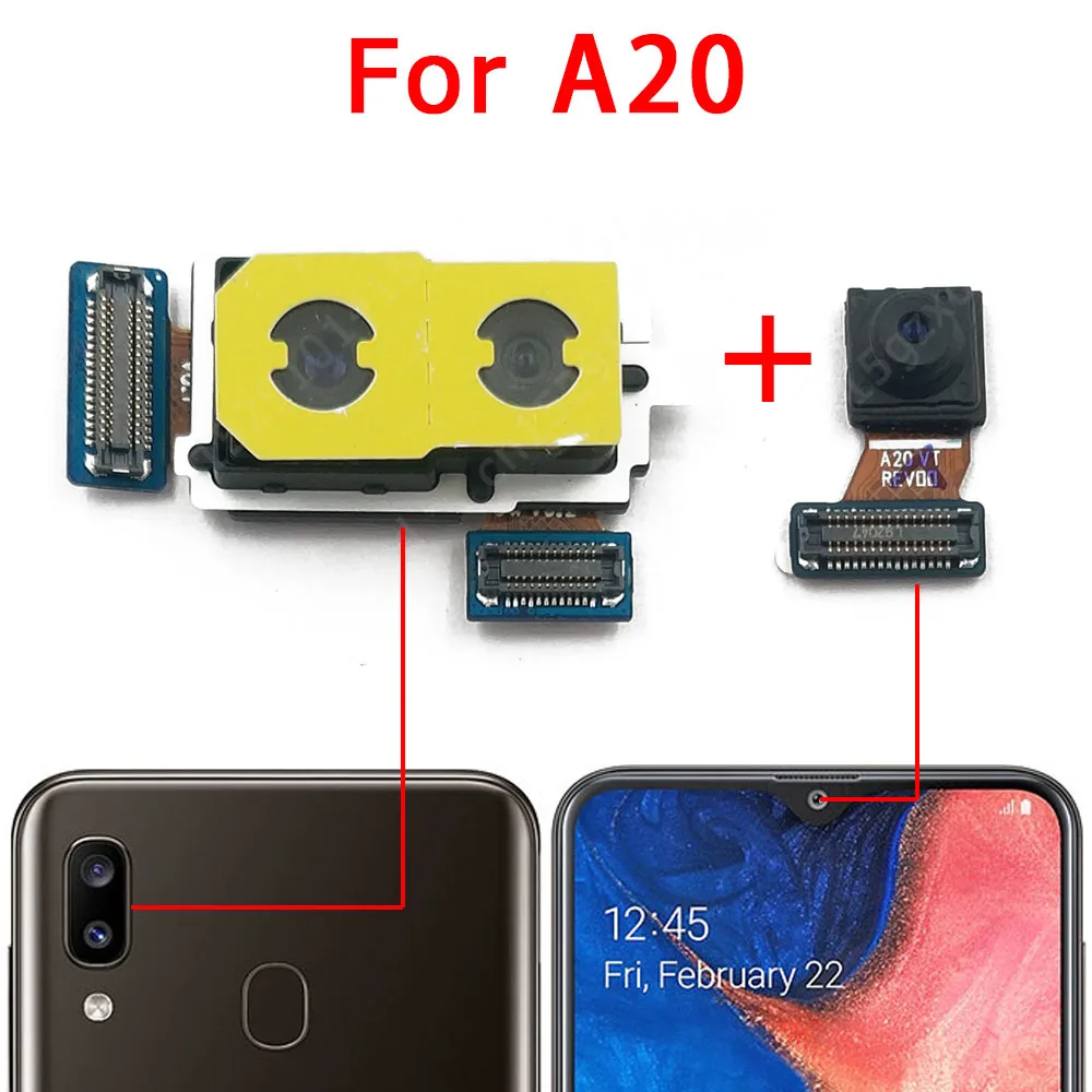 Dual Camera Module Replacement for Samsung Galaxy A20 Series - Front & Rear