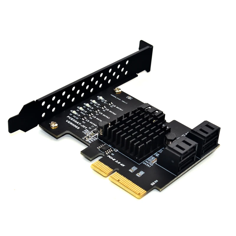 Добавить на карты PCI Express/PCI E/PCIE/PCI-E SATA 3 PCIE SATA карта SATA контроллер SATA3 6 Гбит/с 5 портов SATA 3,0 PCI-E X4 GEN3 карты