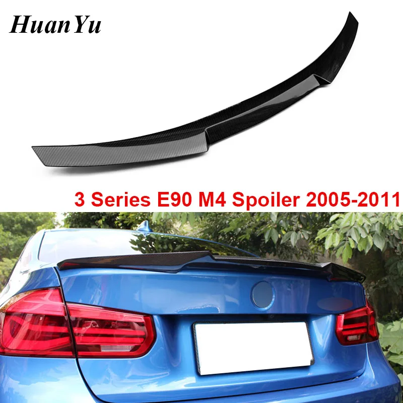 Задний спойлер M4 Style из углеродного волокна для BMW 3 серии E90 & M3 багажник утиный пух