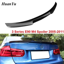 M4 스타일 탄소 섬유 후면 ducktail bmw 3 시리즈 e90 & e90 m3 트렁크 오리 립 날개 스포일러 320i 325i 335i 2005-2011(China)