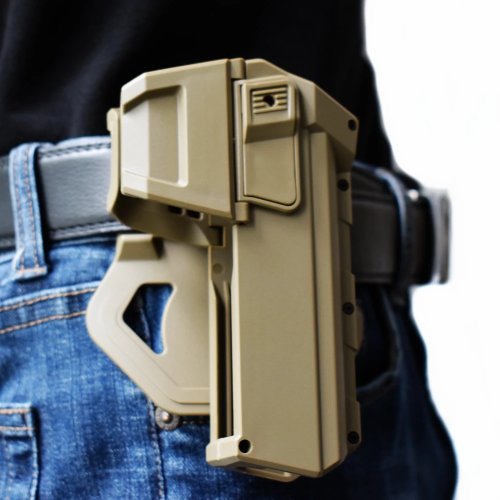 Pistol Holster Tactical Movable Belt Gun Holster Light or Laser Required Hunting PIstol Case for