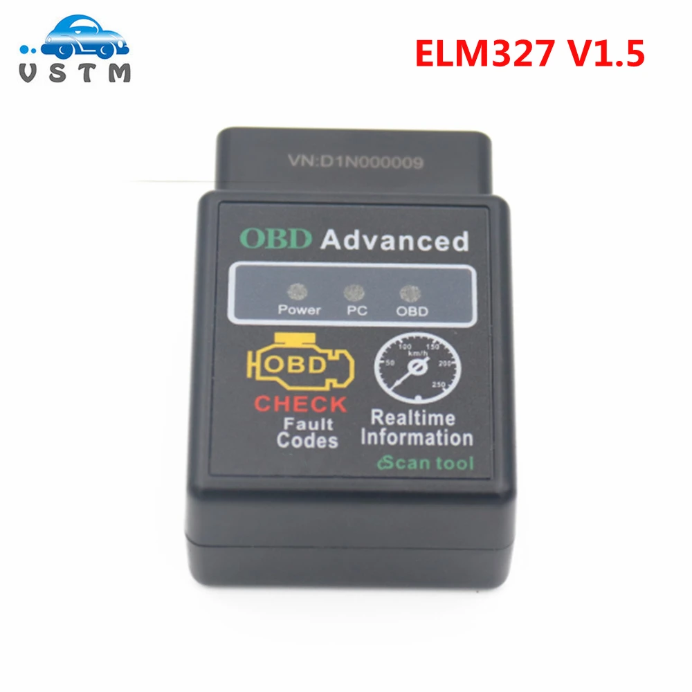 Автомобильный диагностический сканер ELM327 компактный Универсальный прибор OBD II с