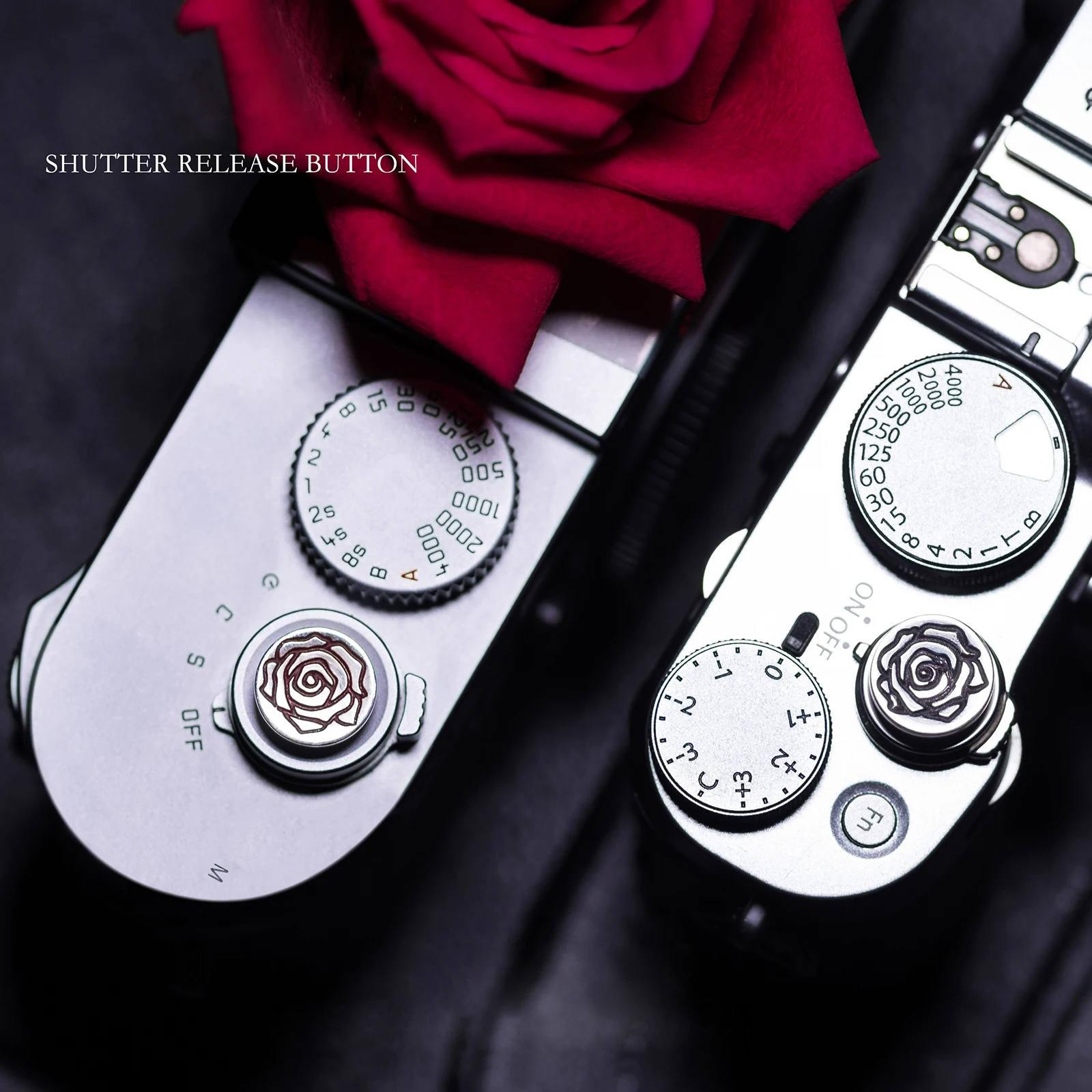 

Original Handmade Silver+Brass Camera Shutter Release Button for Fujifilm X100F XPRO2 XE3 XT3/X10/ X20/X30 Leica M1/M2