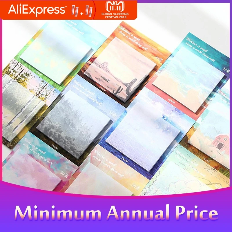 

Pattern Series Sticky Note Paper Decorative DIY Craft