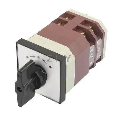 

AC 380V 220V 4 Terminals On/Off/On Moemntary Rotary Cam Combination Switch