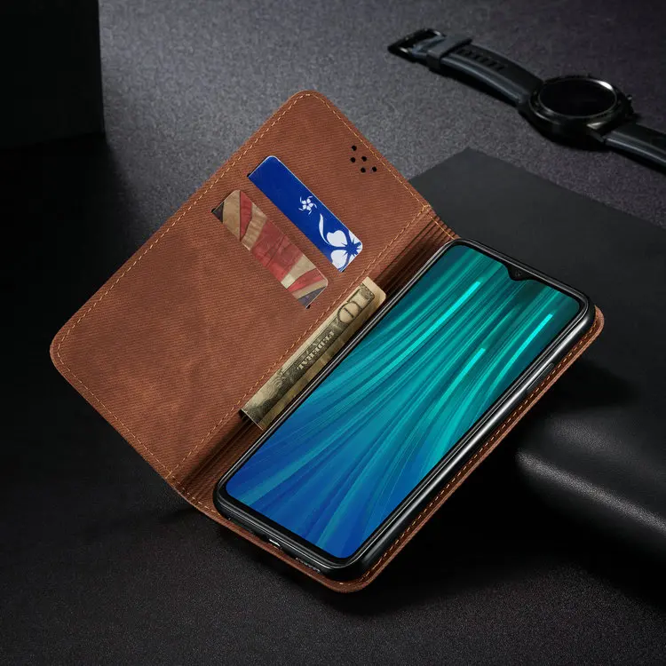 Redmi Note8 8Pro, защитный чехол, роскошный однотонный тканевый кожаный кошелек для Xiaomi Redmi Note 8, флип-чехол, чехол для Redmi Note 8 Pro