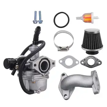 

PZ22 22mm Motorcycle Carburetor Carb Air Filter Intake Pipe Kit For 110cc 125cc SSR CRF50 Dirt Pit Bike ATV