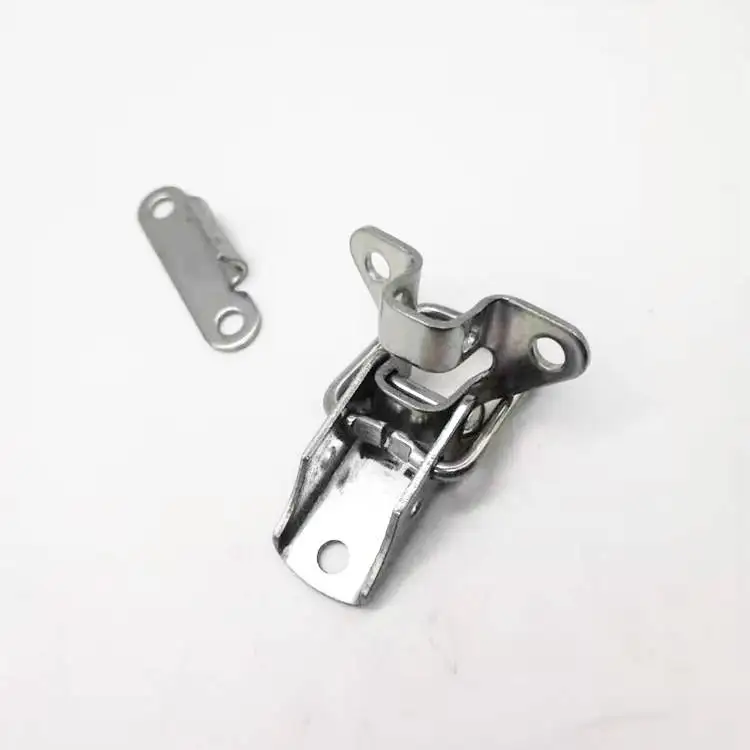 5pcs Stainless Steel Hasp Toggle Latch Mini Clamps Box Clasp Buckle Trunk Latch Catches Cabinet Hasp Toolbox Toggle Lock