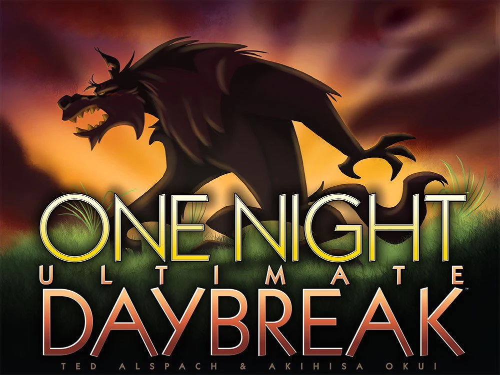 One Night Ultimate оборотень английская версия карты игра Daybreak Alien Deluxe Edition - Цвет: Daybreak